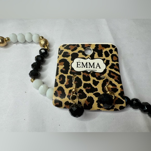 Buffalo Plaid Heart Necklace Set - Picture 5 of 6